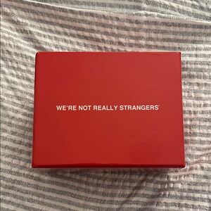 We're Not Really Strangers Card Game